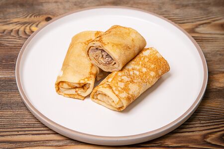 Блинчики с мясом