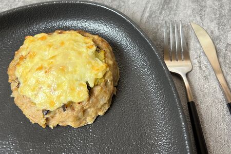 Биточки с картофелем и грибами