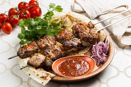 Шашлык из мякоти ягненка
