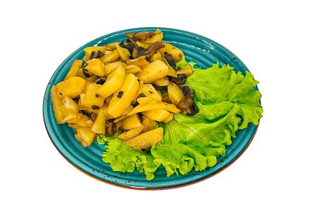 Жареха с грибами