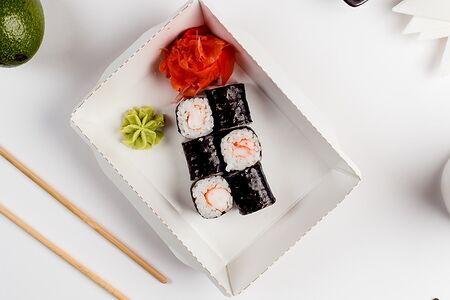 Лайт ролл с креветкой