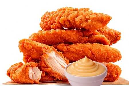 5 стрипсов с соусом ранч