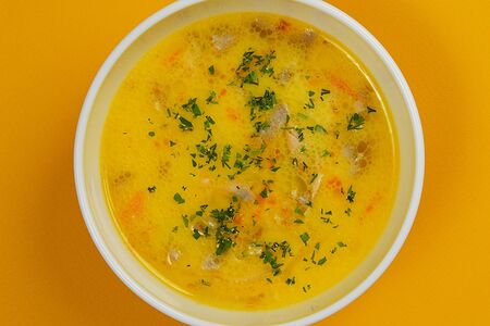 Норвежский суп с семгой