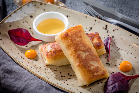 Блины с творогом