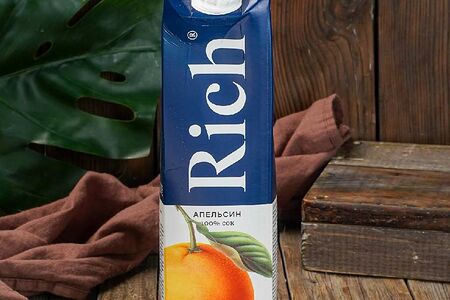 Сок Rich апельсин 1л