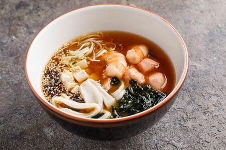 Суп Мисо с морепродуктами