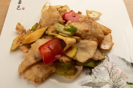 Треска по-китайски в соевом соусе