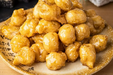 906 Яблоки в карамели