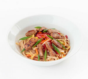 Лапша со свининой