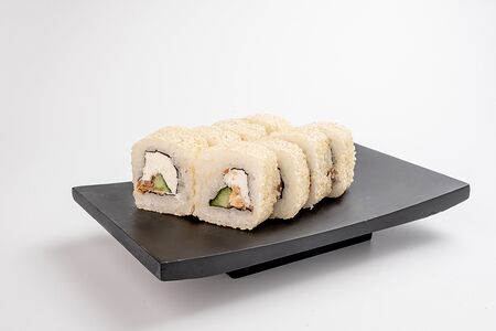 Аляска с жареным лососем