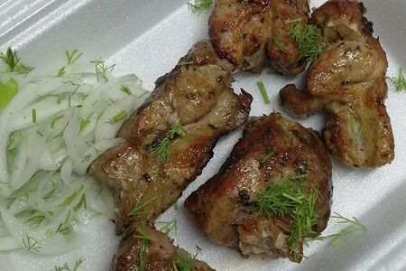 Шашлык из cвинoй шейки