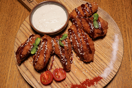 Крылья в соусе Барбекю