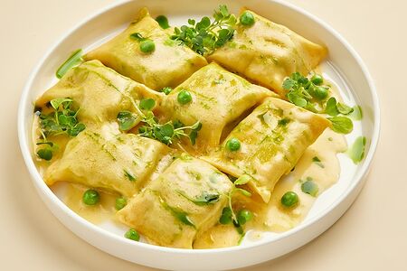 С рикоттой и шпинатом