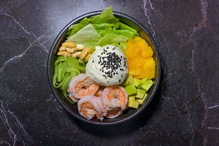 Поке с креветками