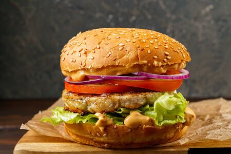 Бургер с курицей