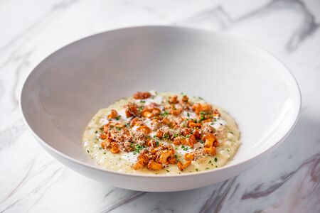 Ризотто с лисичками