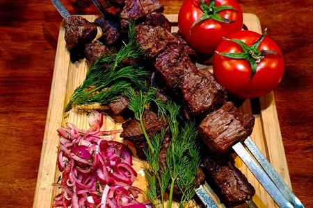 Шашлык из бараньей мякоти