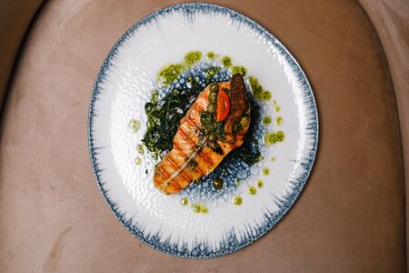 Лосось на гриле ızgara somon