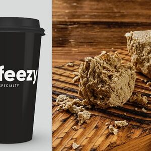 Кофе Раф халва с попкорном