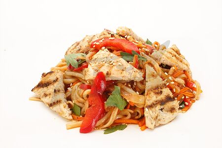 Wok с курицей