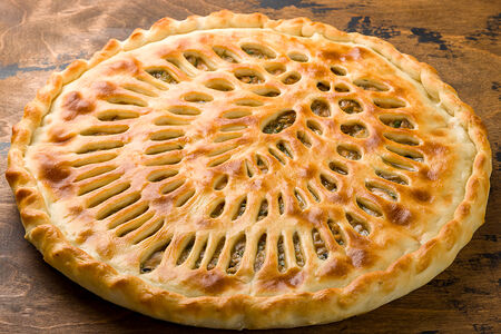 Пирог с семгой