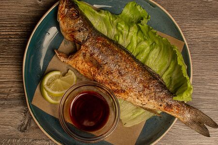 Сибас на гриле