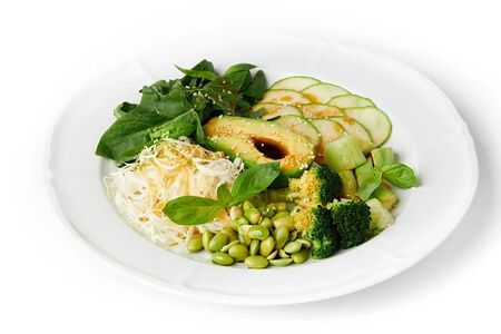 Салат Зеленый с авокадо