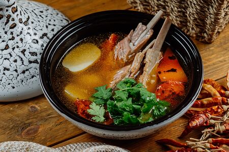 Хашлама с бараньими ребрышками