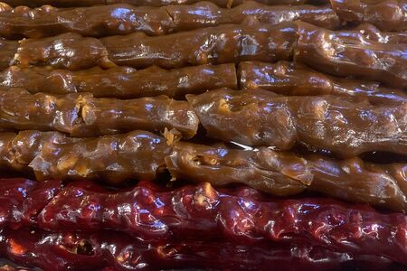 Чурчхела с грецким орехом