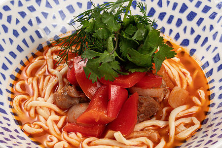 Лагман с говядиной