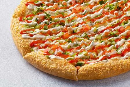 Пицца Аль-Шам на толстом с сыром