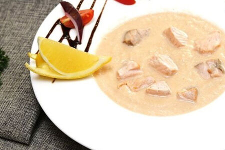 Сливочная с сёмгой