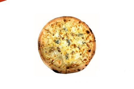 Пицца Четыре сыра белая