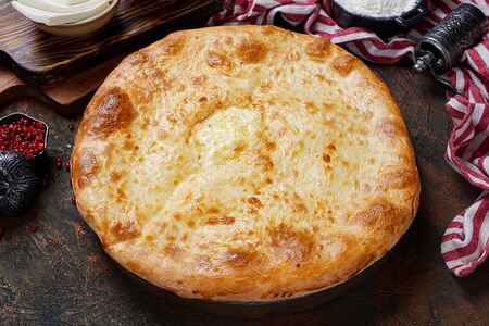 Пирог с сыром и зеленью