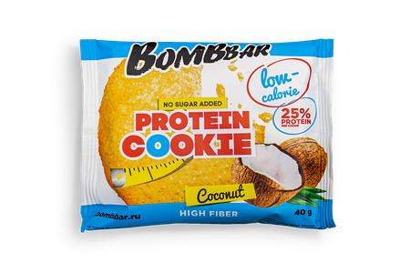 Печенье протеиновое Bombbar Кокос