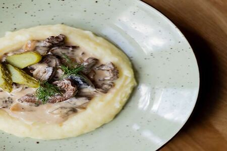 Бефстроганов с говядиной