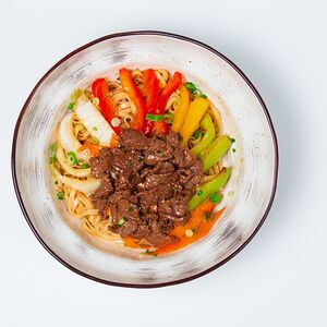 Удон с говядиной