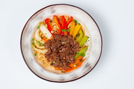 Удон с говядиной