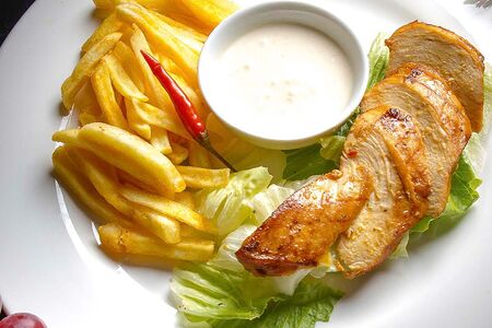 Стейк из курицы