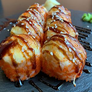 Запеченный ролл Киото