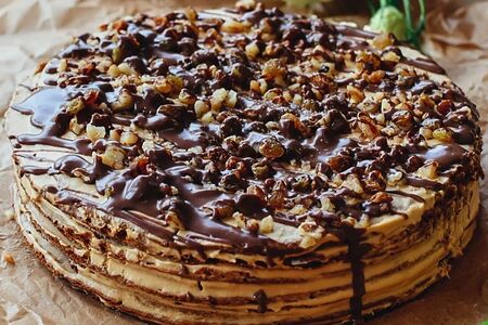 Медовик ореховый