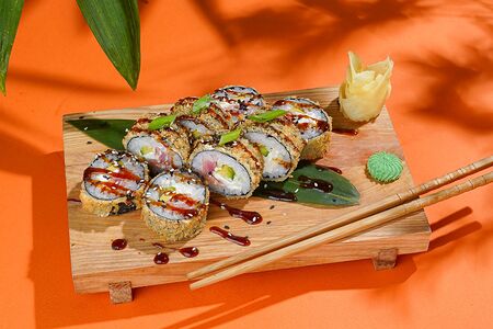 Магуро сяке темпура