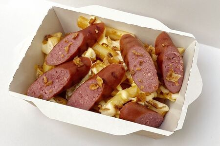 Картофель с колбасками