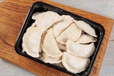 Вареники с картошкой постные полуфабрикат