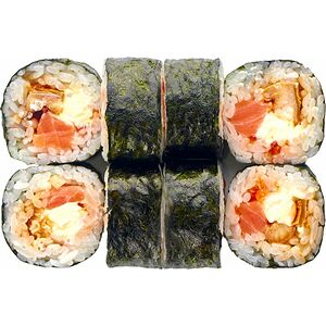 Сиам с угрем и лососем