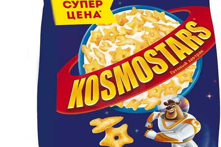 Kosmostars Готовый завтрак Хлопья Кальц для роста