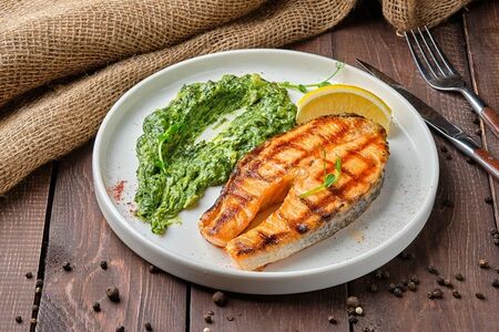 Стейк из семги