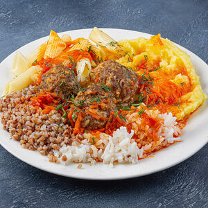 Тефтели с гарниром