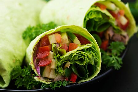 Буррито с овощами