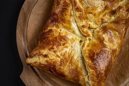 Пеновани Лобиани с беконом